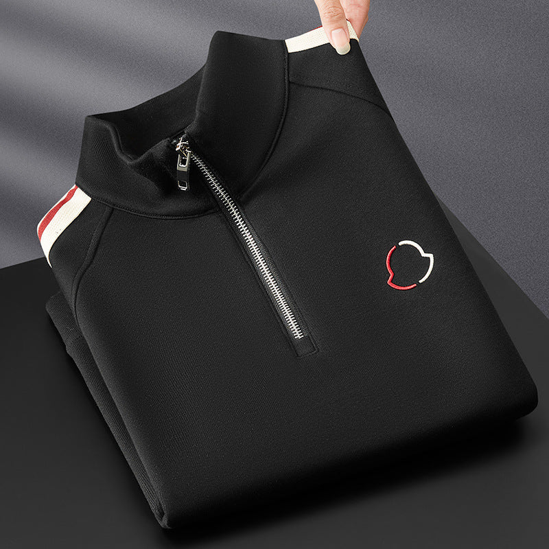 Komplet bluza i dres z zamkiem błyskawicznym 1/4 – elegancki komfort i wysoka wydajność