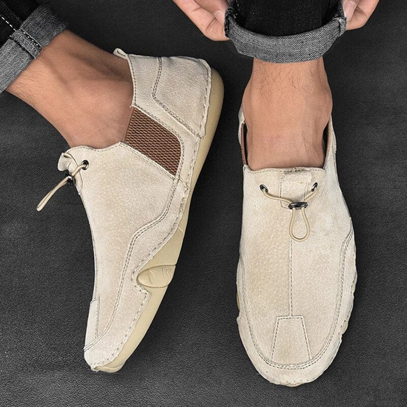 Lorenzo Slip-on shoes made of natural leather