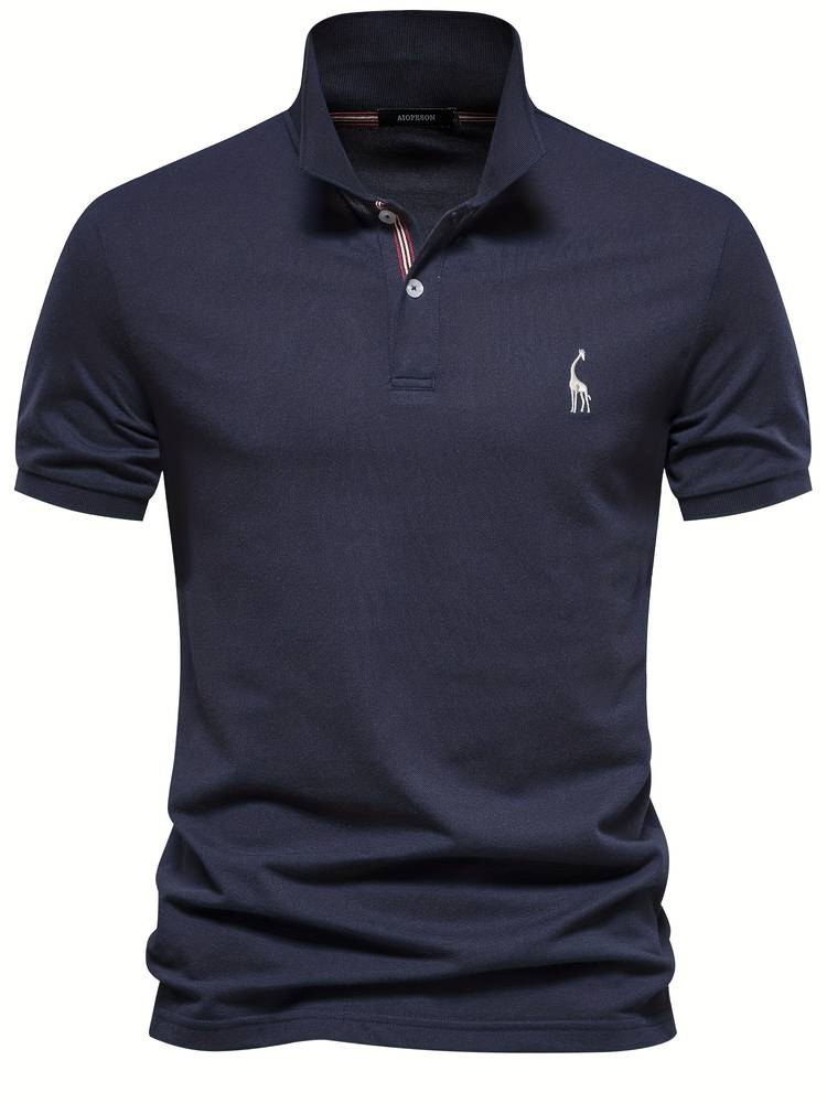 Noah | Koszulka polo o kroju slim fit z sportowym detałem kołnierza – ponadczasowy styl, idealne dopasowanie